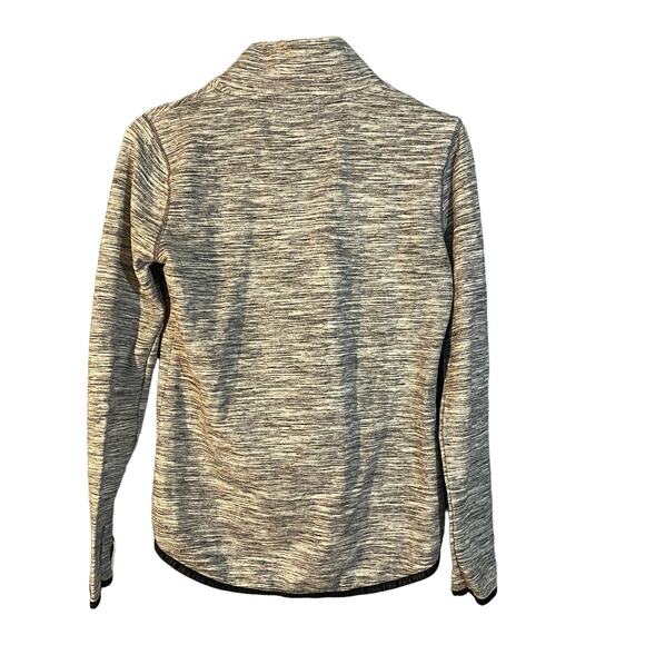 PINK by Victoria's Secret Heathered Gray 1/4 Zip Sweatshirt Women Sz XS - Picture 2 of 9